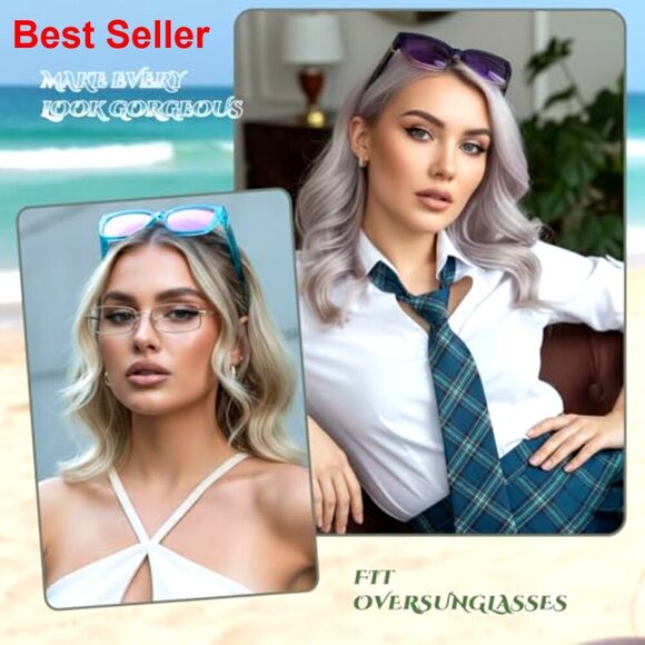 Polarized Fit Over Sunglasses Oversized Square Frame UV Protection